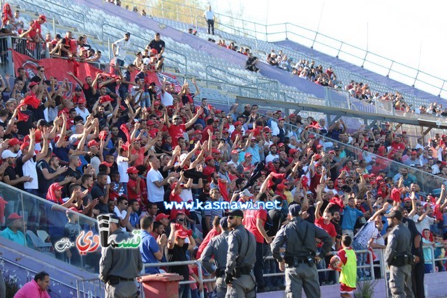 فيديو : الحسم النهائي ينتقل الى ارض الناصرة يوم الثلاثاء بعد التعادل 1-1 واكثر من 4500 مشجع ساند الفريق القسماوي 